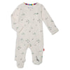 Tiny Diny Organic Cotton Magnetic Footie