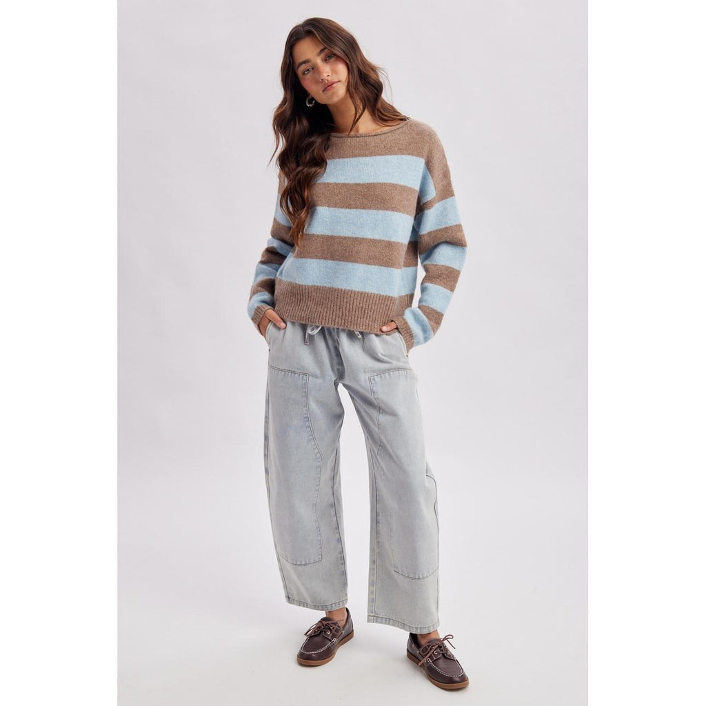 Denim Barrel Pant