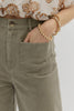 Olive Wide Pant