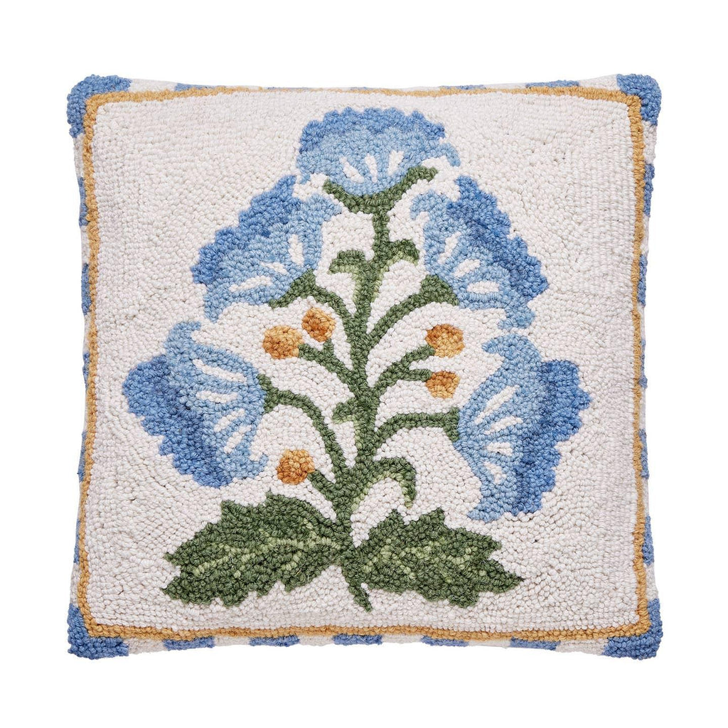 Mughal Flower Square Pillow