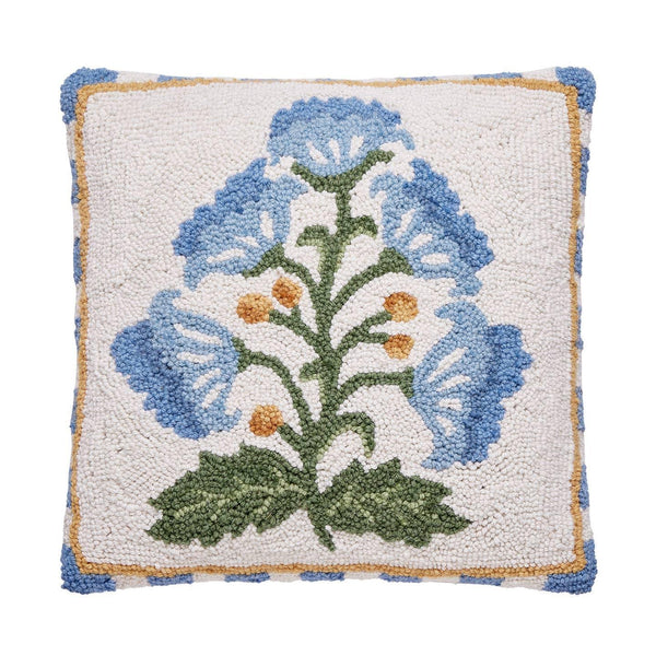Mughal Flower Square Pillow