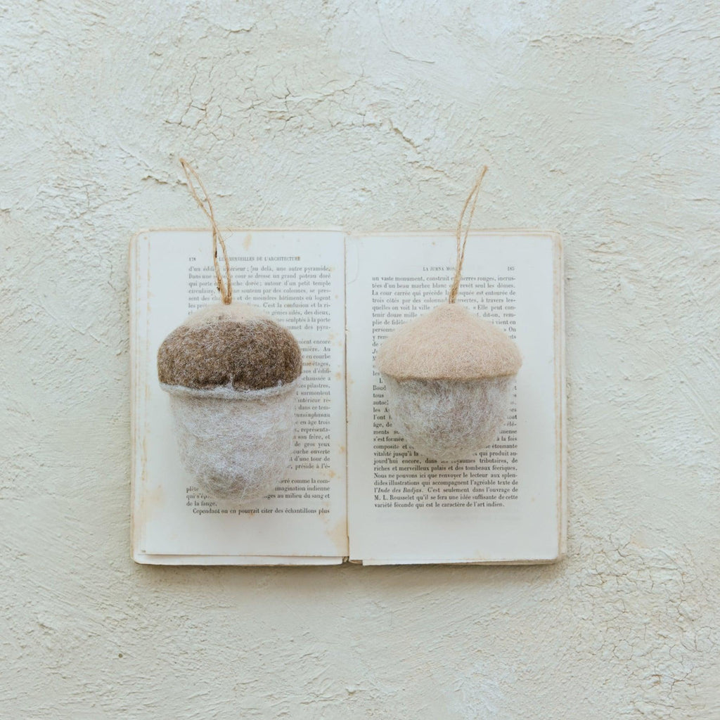 Felt Acorn Ornament