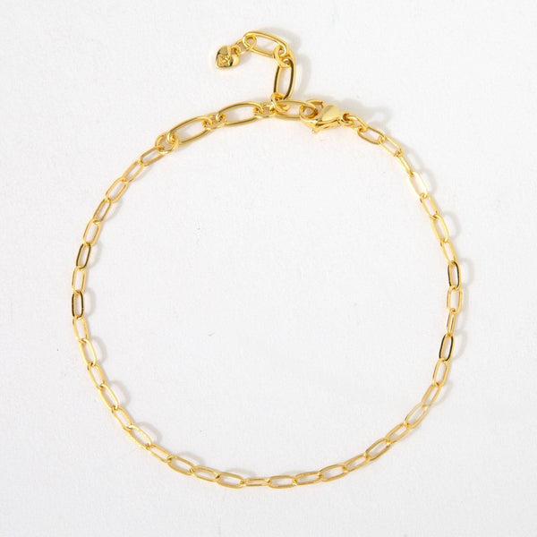 Dainty Paperclip Chain Bracelet