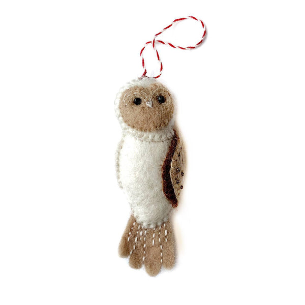 Owl Wool Ornament