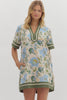 Caftan Crop Moss Dress