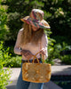 Gemma Small Crochet Disc Basket Handbag