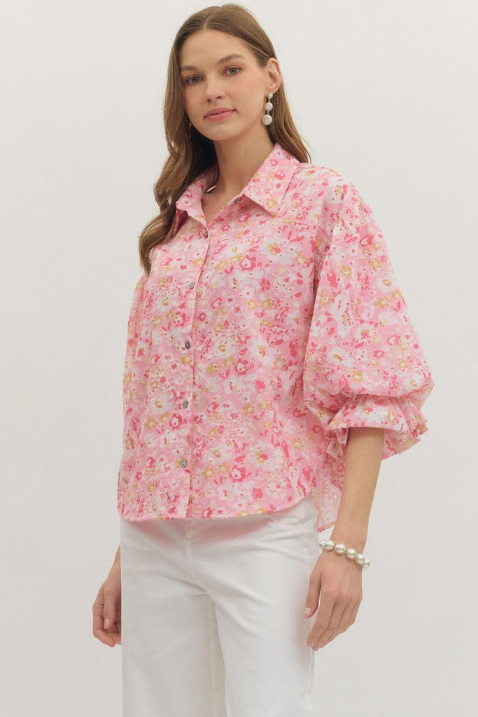 Petal Ruffle Blouse
