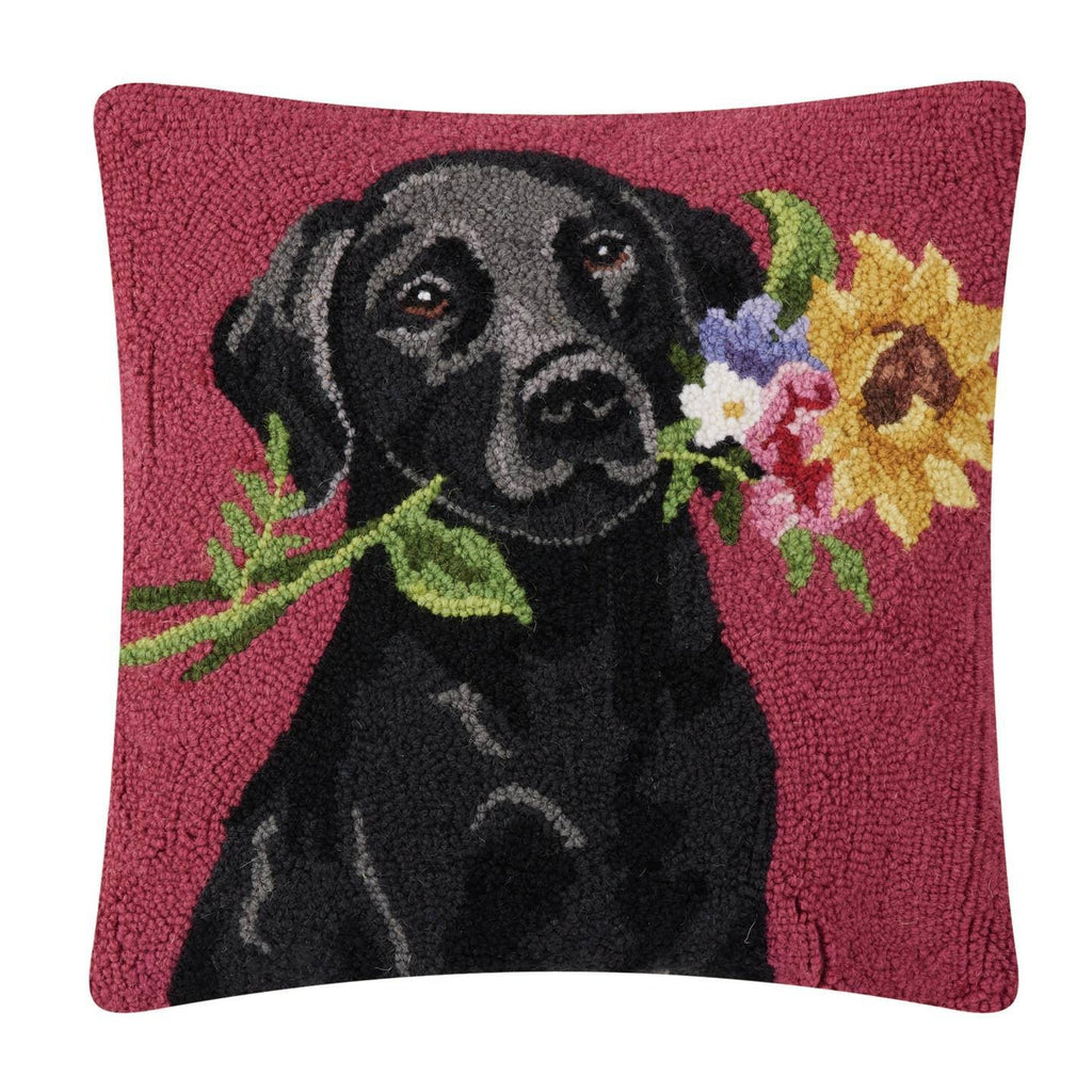Floral Puppy Pillow