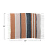 Wool Striped Throw Blanket