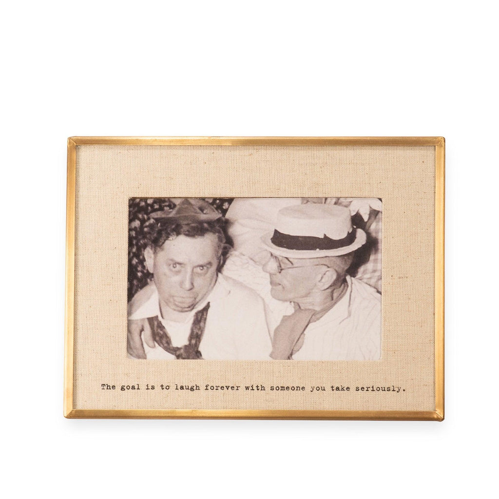 Horizontal Brass Photo Frame