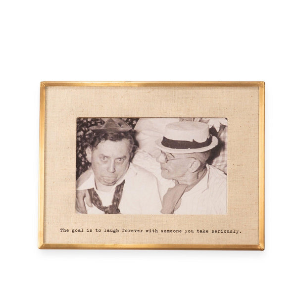 Horizontal Brass Photo Frame