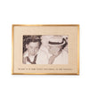 Horizontal Brass Photo Frame
