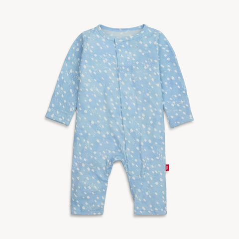 Blue Doeskin Modal Magnetic Coverall