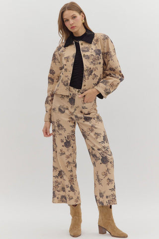Flora Denim Pant