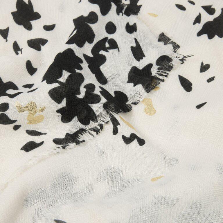 Floral Burst Gold Scarf