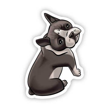 Boston Terrier Dog Sticker