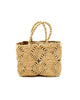Gemma Small Crochet Disc Basket Handbag