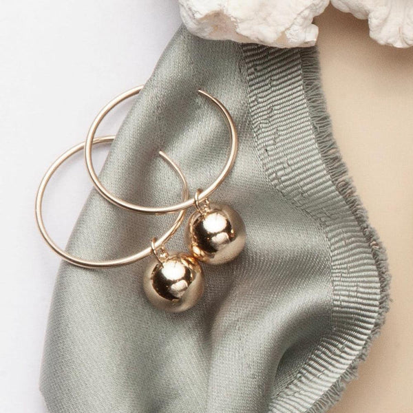 Gold Marley Hoop Earring