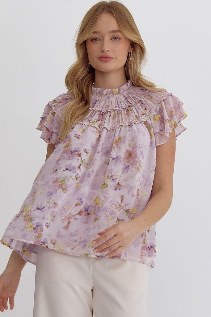 Polly Ruffle Blouse