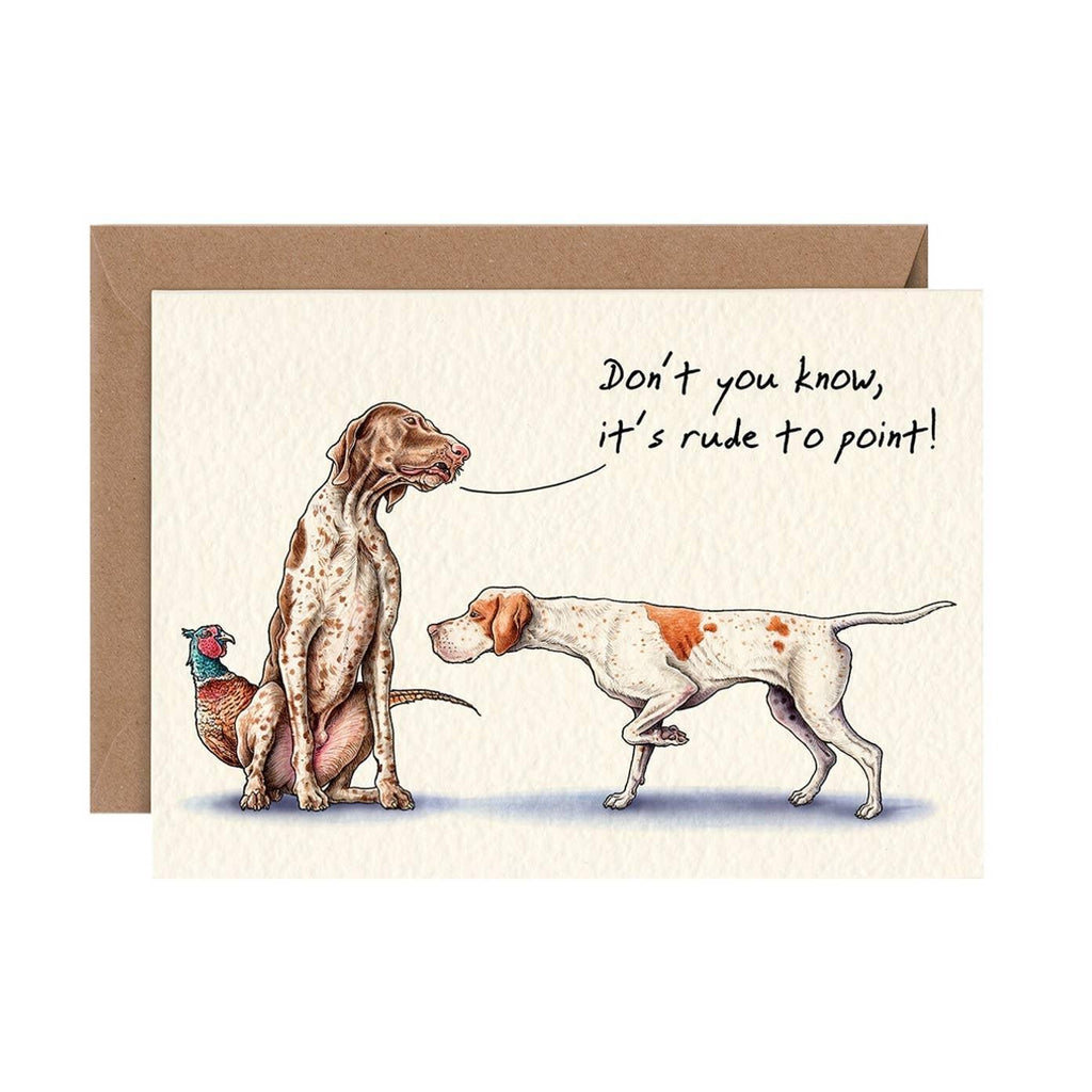Rude to Point Card