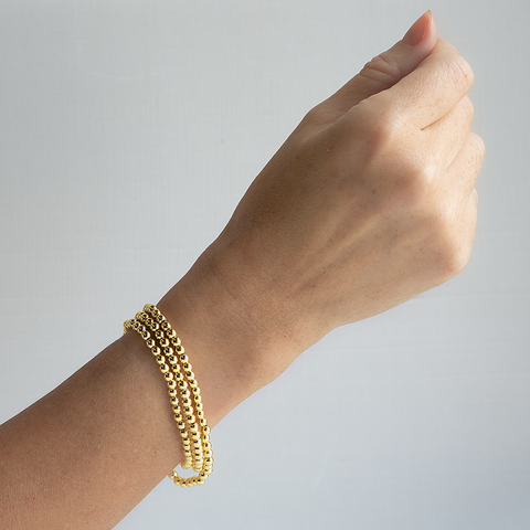 Gold Bead Bracelet