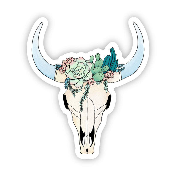 Longhorn Succulent Sticker