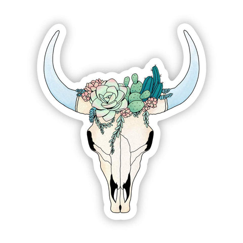 Longhorn Succulent Sticker