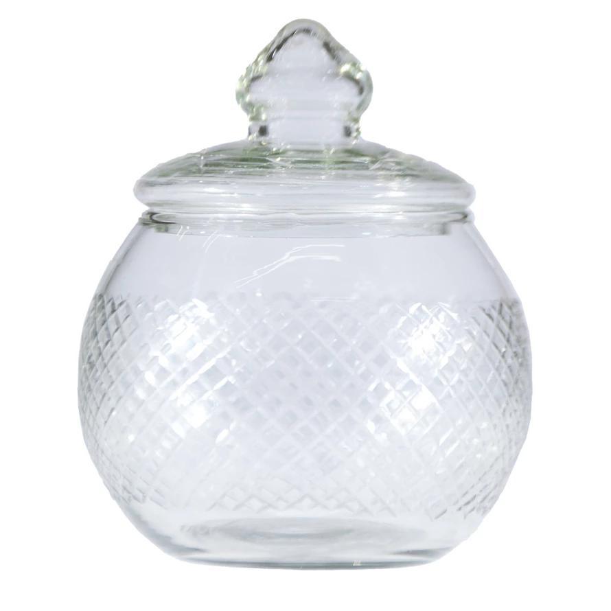 Hand Blown Glass Jar