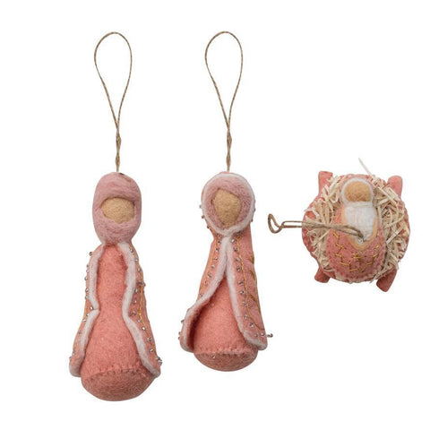 Holy Family Ornament Set