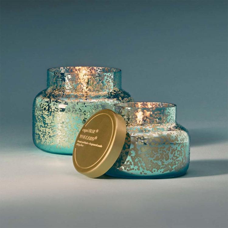 Volcano Aqua Opaline Candle