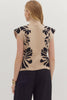 Vinnie Ecru Knit Top