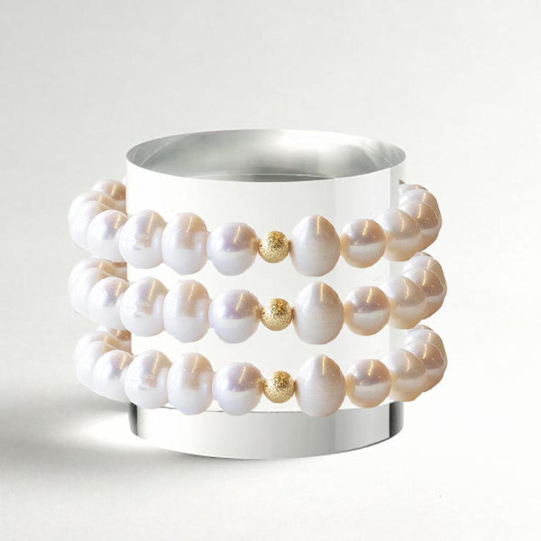 Freshwater Pearl Dot Bracelet