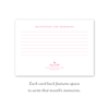 Woodland Pink Milestone Cards