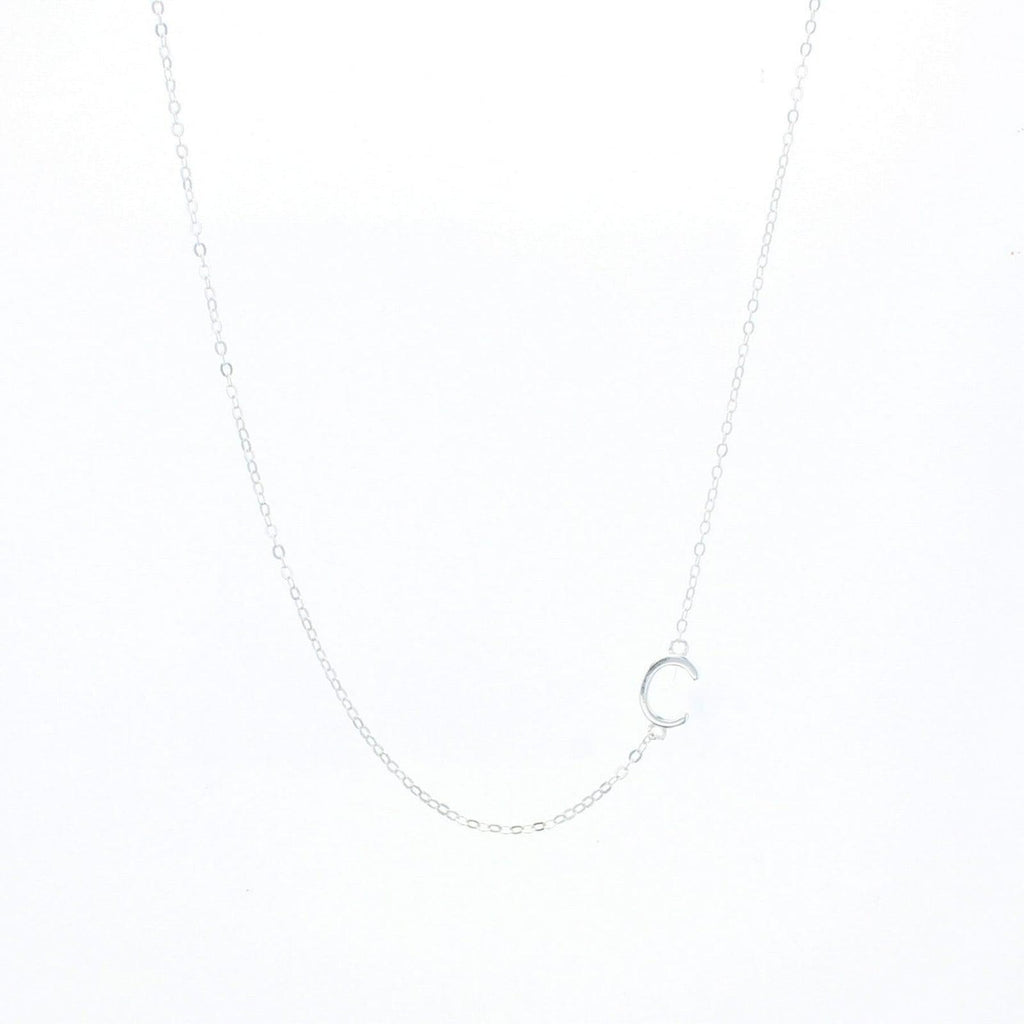 Balance Silver Letter Necklace