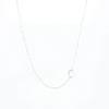 Balance Silver Letter Necklace