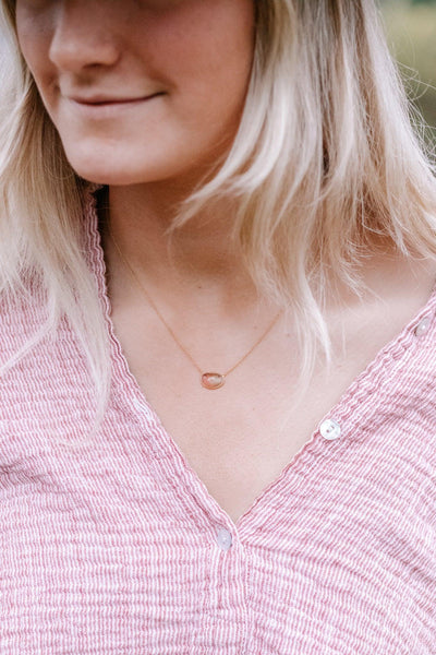 Watermelon Tourmaline Necklace