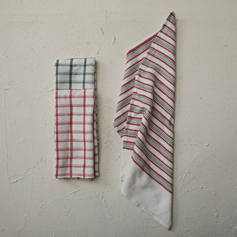 Festive Waffle Towel