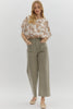 Olive Wide Pant