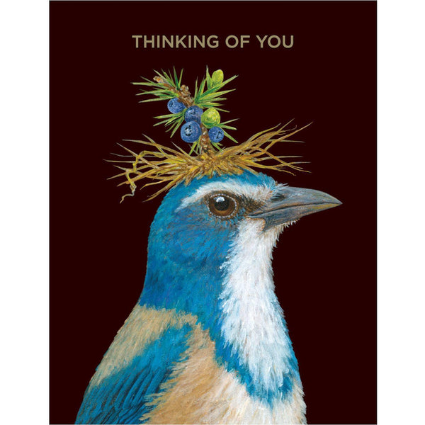 Thinking of You Blue Jay Card