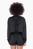 Black Crop Zip Jacket