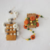 Orange Pumpkin Ball Garland