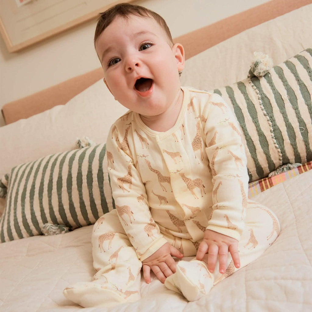 Jolie Giraffe Organic Cotton Footie