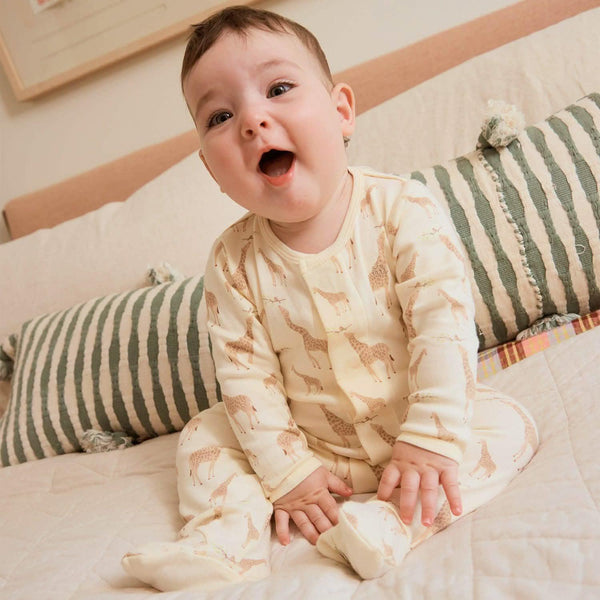 Jolie Giraffe Organic Cotton Footie