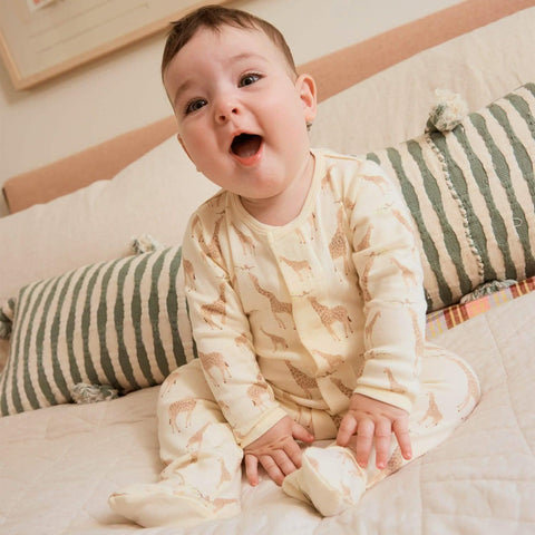 Jolie Giraffe Organic Cotton Footie