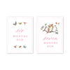 Woodland Pink Milestone Cards