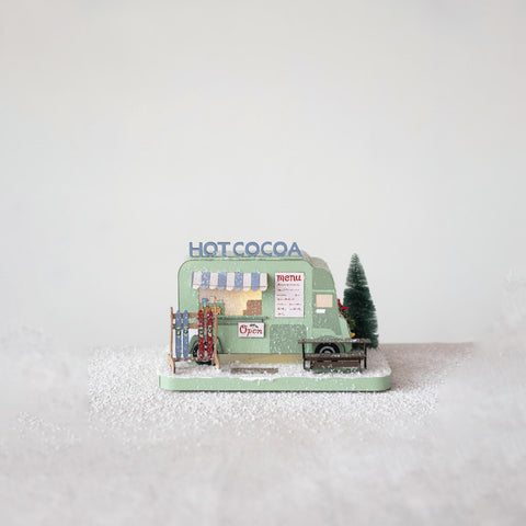 Hot Cocoa Truck (with felt person)