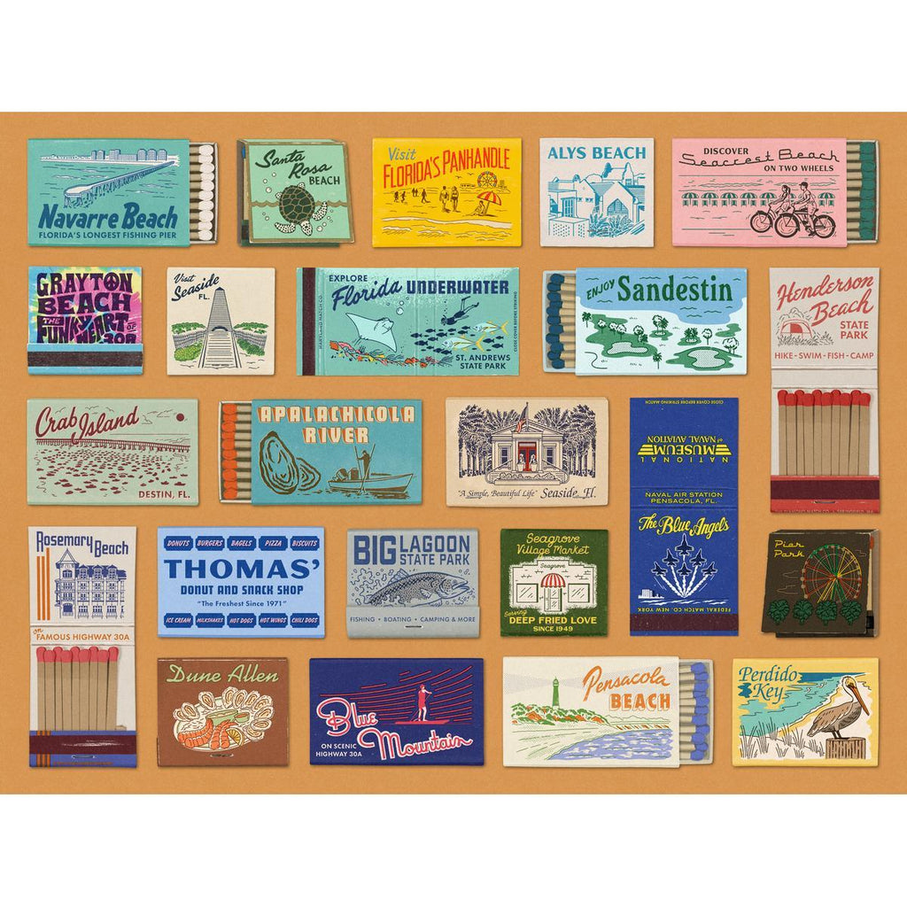 Florida Panhandle Matchbooks Puzzle
