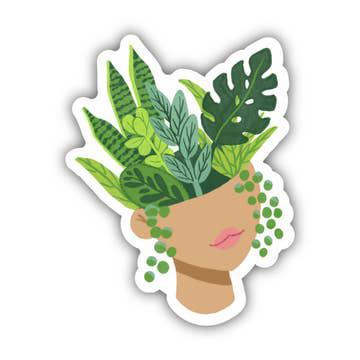 Head Planter Sticker