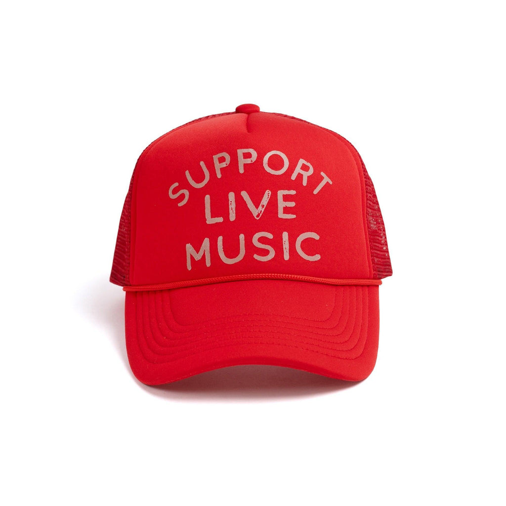 Support Live Music Trucker Hat