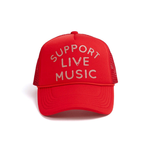 Support Live Music Trucker Hat